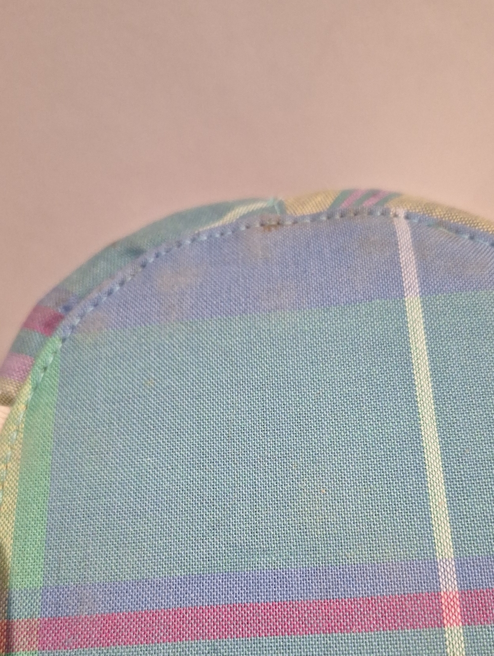 Ralph Lauren Pastel Plaid Straw-Top BeachTote - Picture 15 of 16